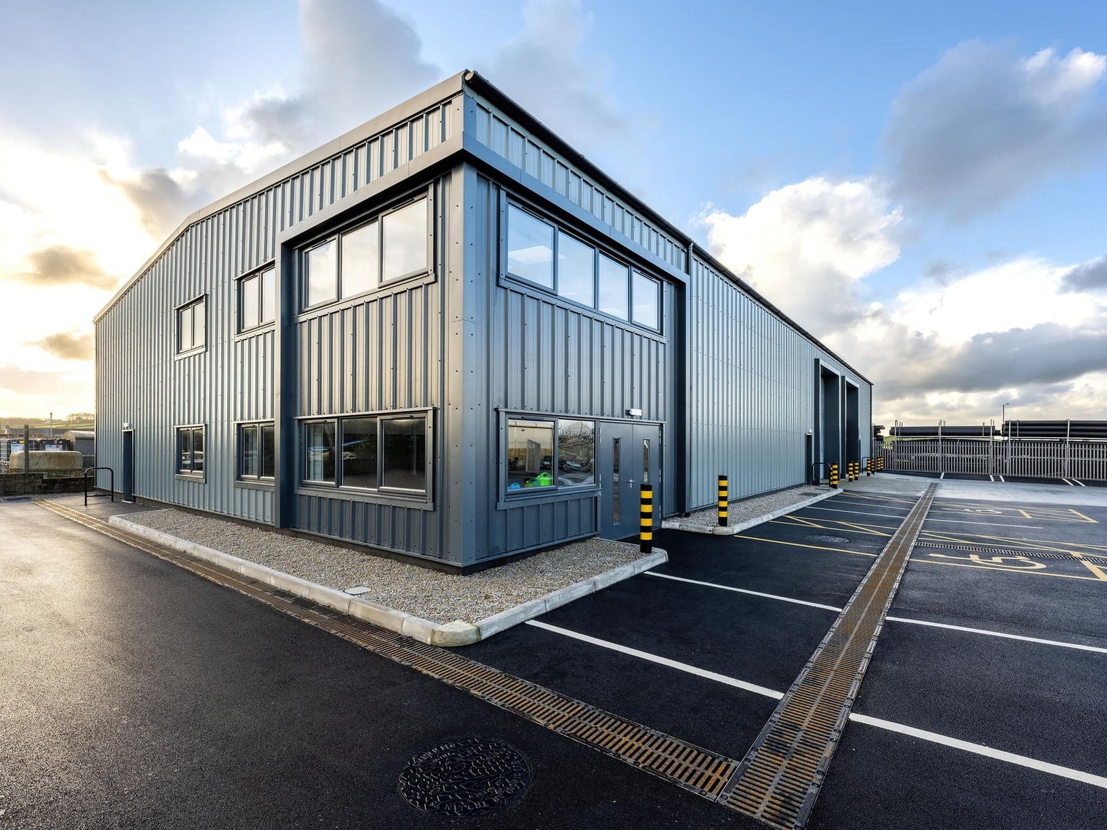 Contemporary commercial building